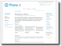Plone Italia Screenshot